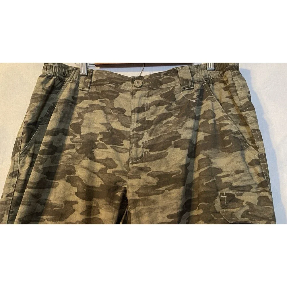 NWOT COLUMBIA Omni Shade Smith Creek Printed Pants Camo Mens 36x32 Gorpcore